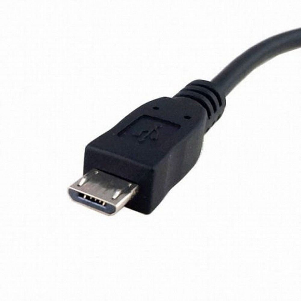 Black Color Micro USB 2.0 OTG Host Flash Disk Cable with USB power for Galaxy S3 i9300 S4 i9500 Note2 Note3 S5 U2-165