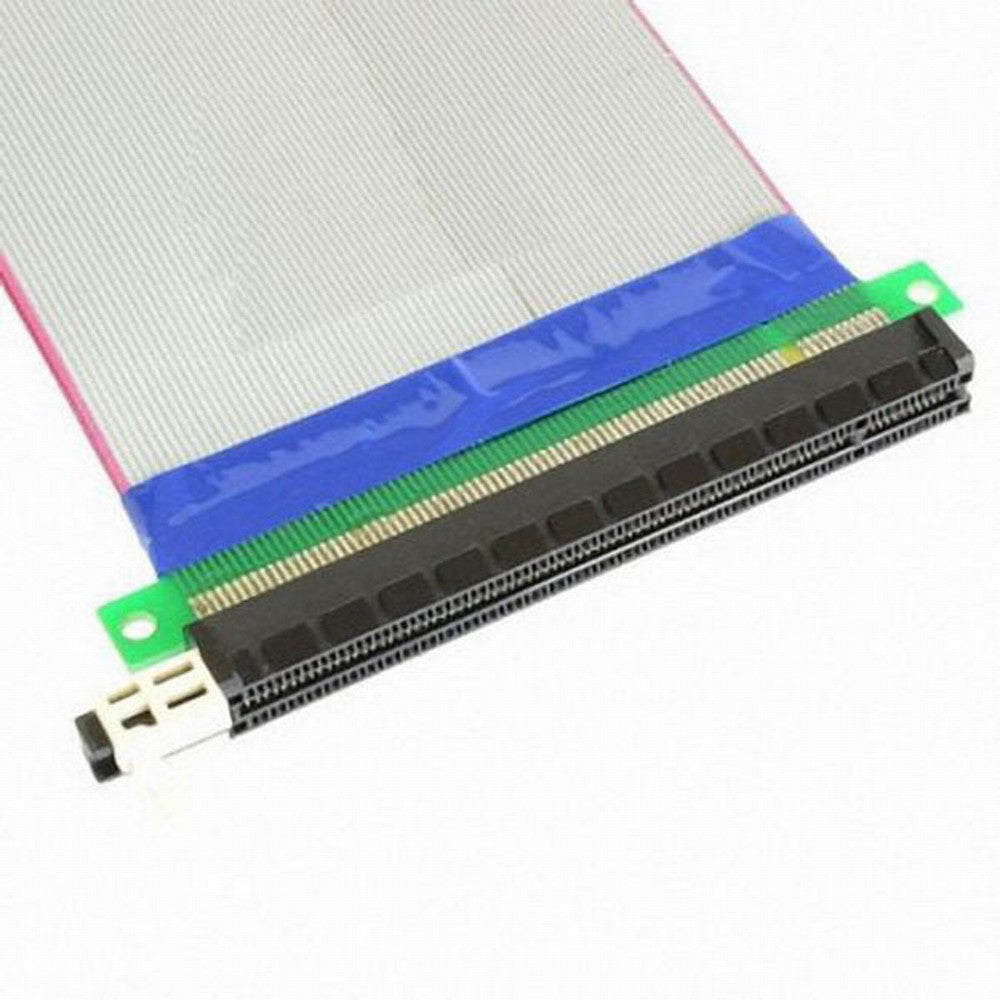 PCI-E Express 16X to 16x Male to Female Riser Extender Card Ribbon Cable 20cm EP-075
