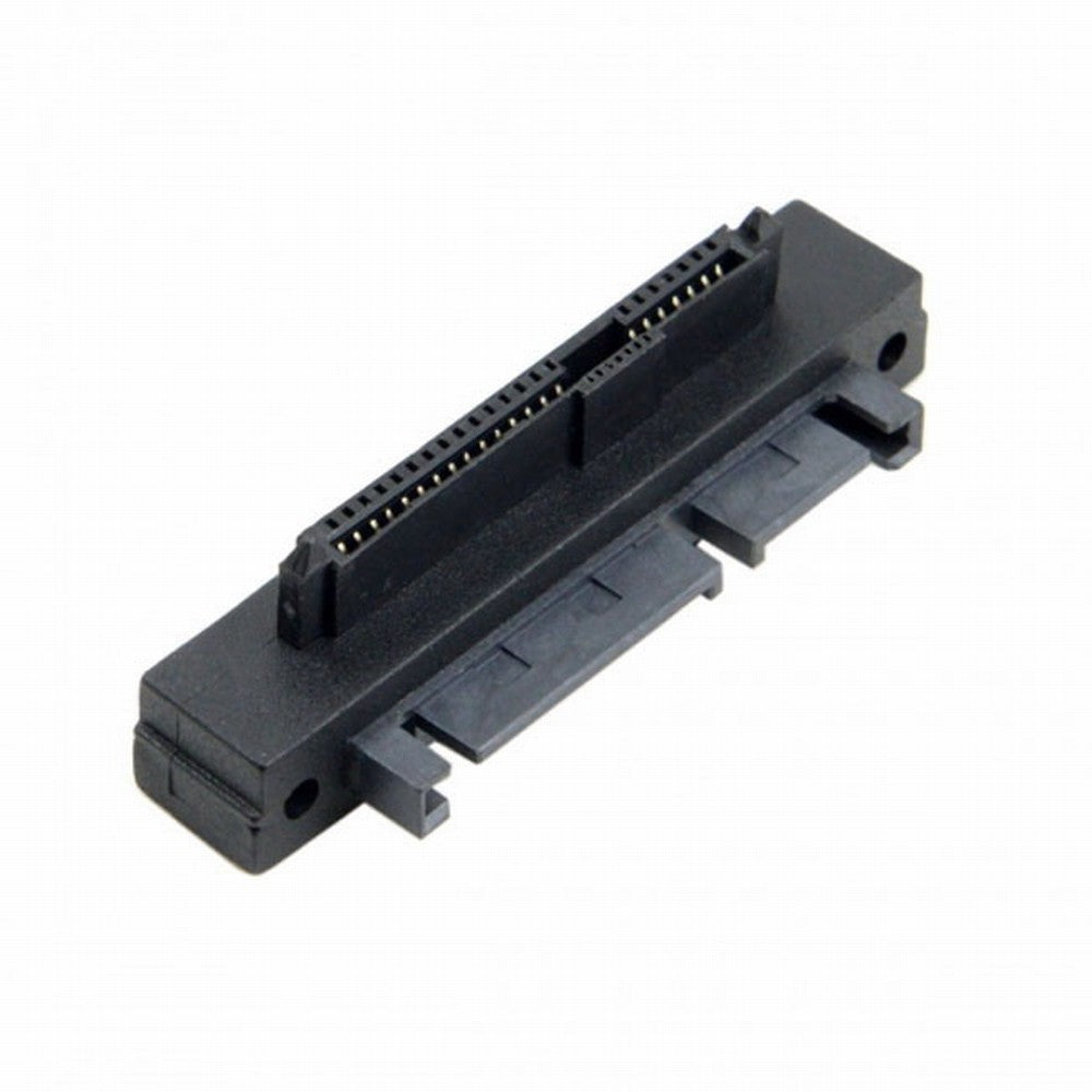 Right Angled 90 Degree SFF-8482 SAS 22 Pin to 7 Pin + 15 Pin SATA Hard Disk Drive Raid Adapter SF-095