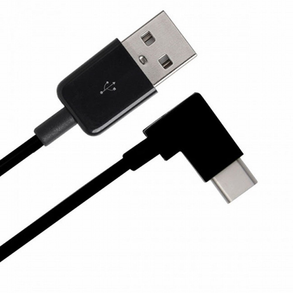 Right Angled Type C USB-C to USB 2.0 Cable 90 Degree Connector for Tablet Mobile Phone CC-UC-011-BK