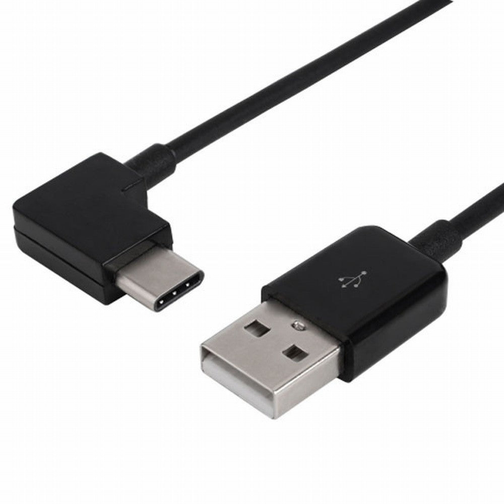 Right Angled Type C USB-C to USB 2.0 Cable 90 Degree Connector for Tablet Mobile Phone CC-UC-011-BK