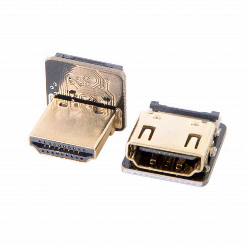 CYFPV Up Angled 90 Degree HDMI Male to Female FPC Flat Cable for HDTV Multicopter Aerial Photography CC-HD-216-UP