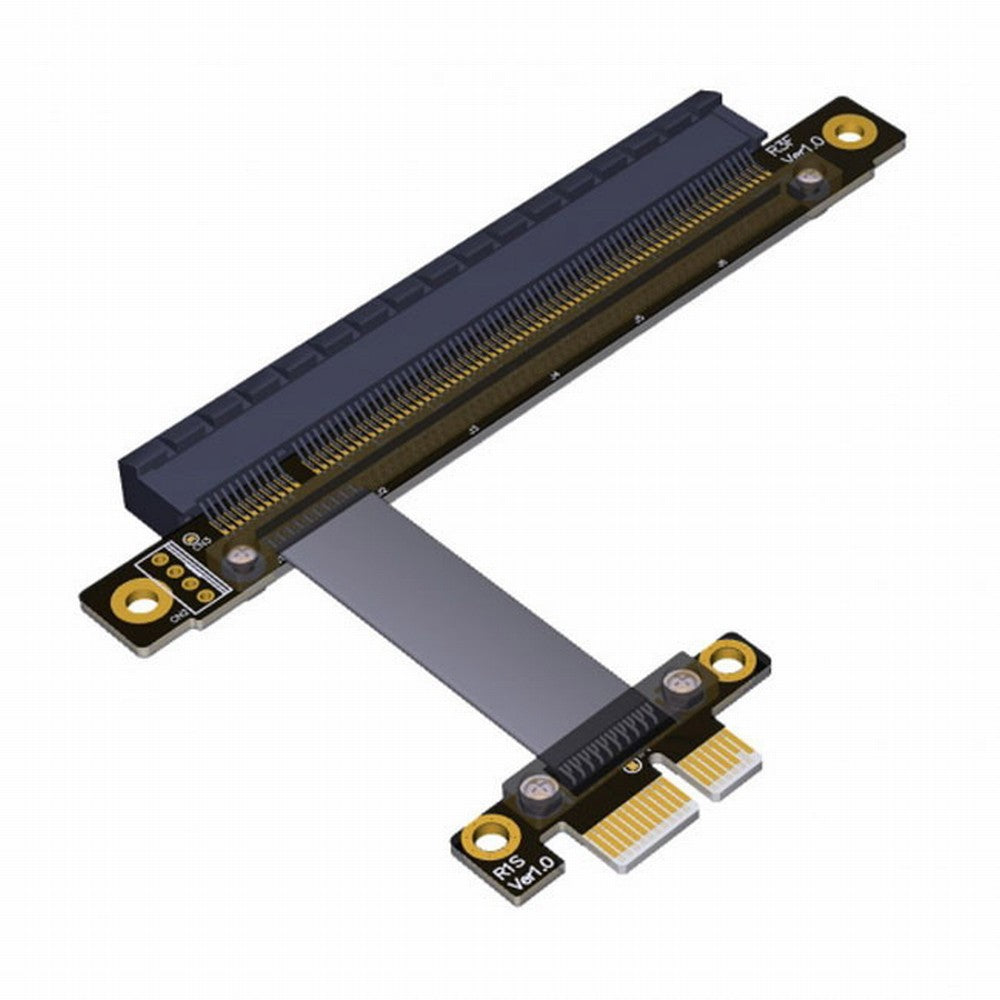PCI-E Gen3.0 1x To 16x Riser Cable 30cm PCI-Express PCI-E X16 Extender Right Angled Elbow Design EP-034