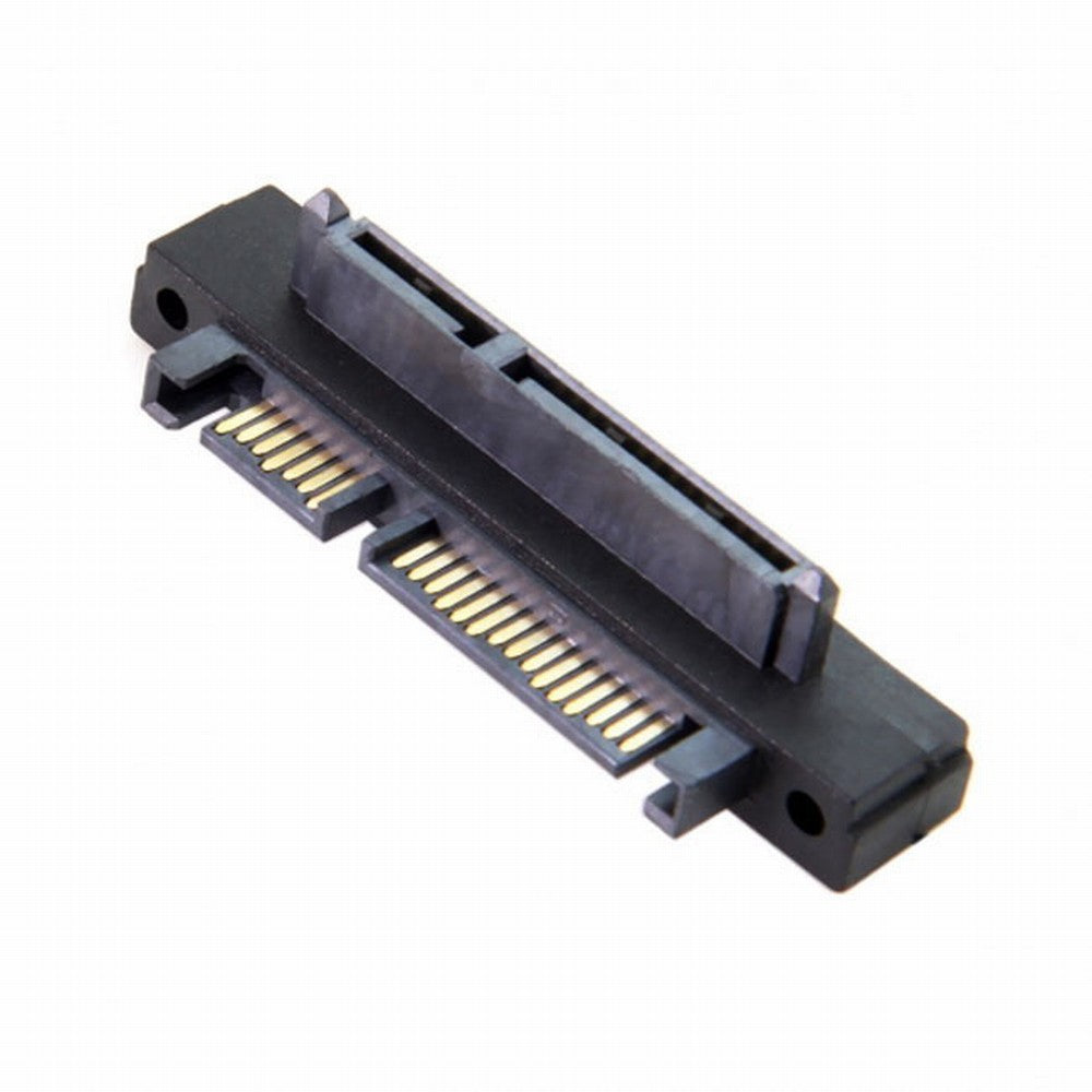 90 Degree Up Angled SATA 22Pin 7+15 Male to SATA 22Pin Female Extension Convertor Adapter SA-121-UP