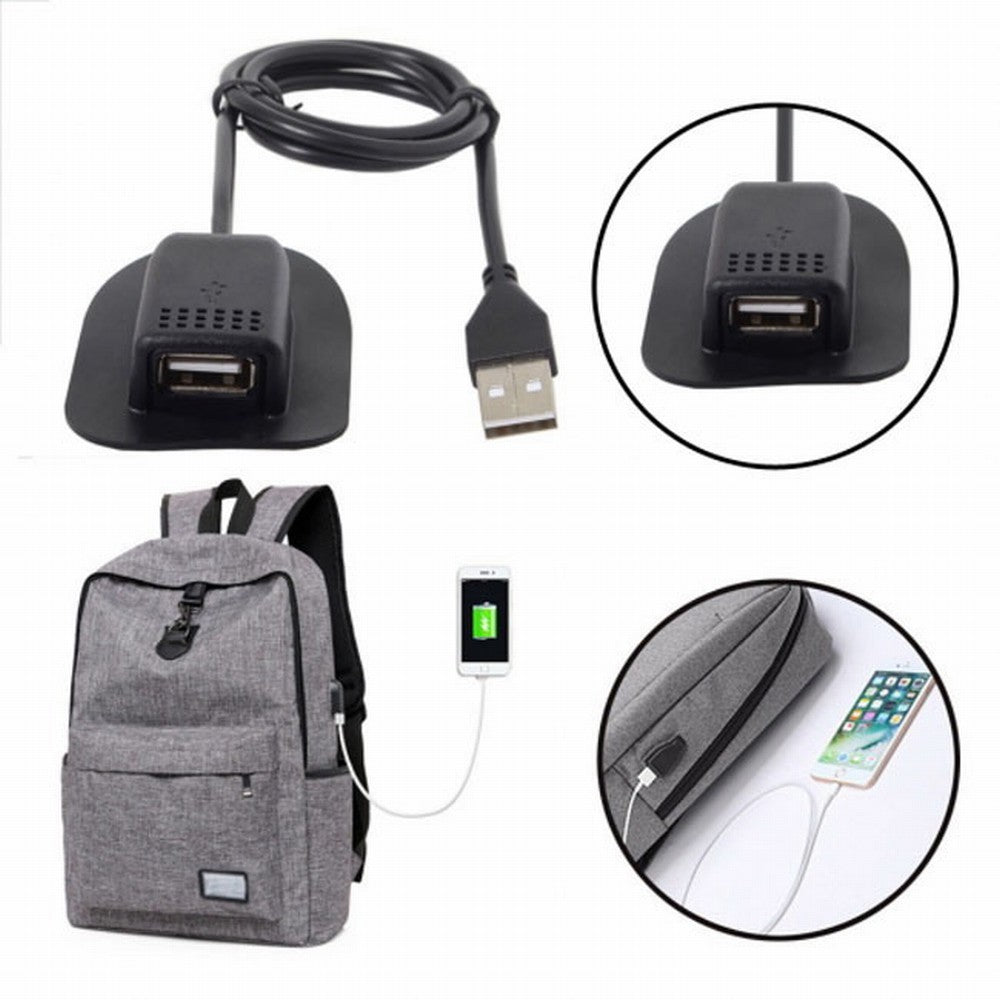 Backpack USB Charging Cable Practical Convenient Outdoor Travel Camping External U2-013