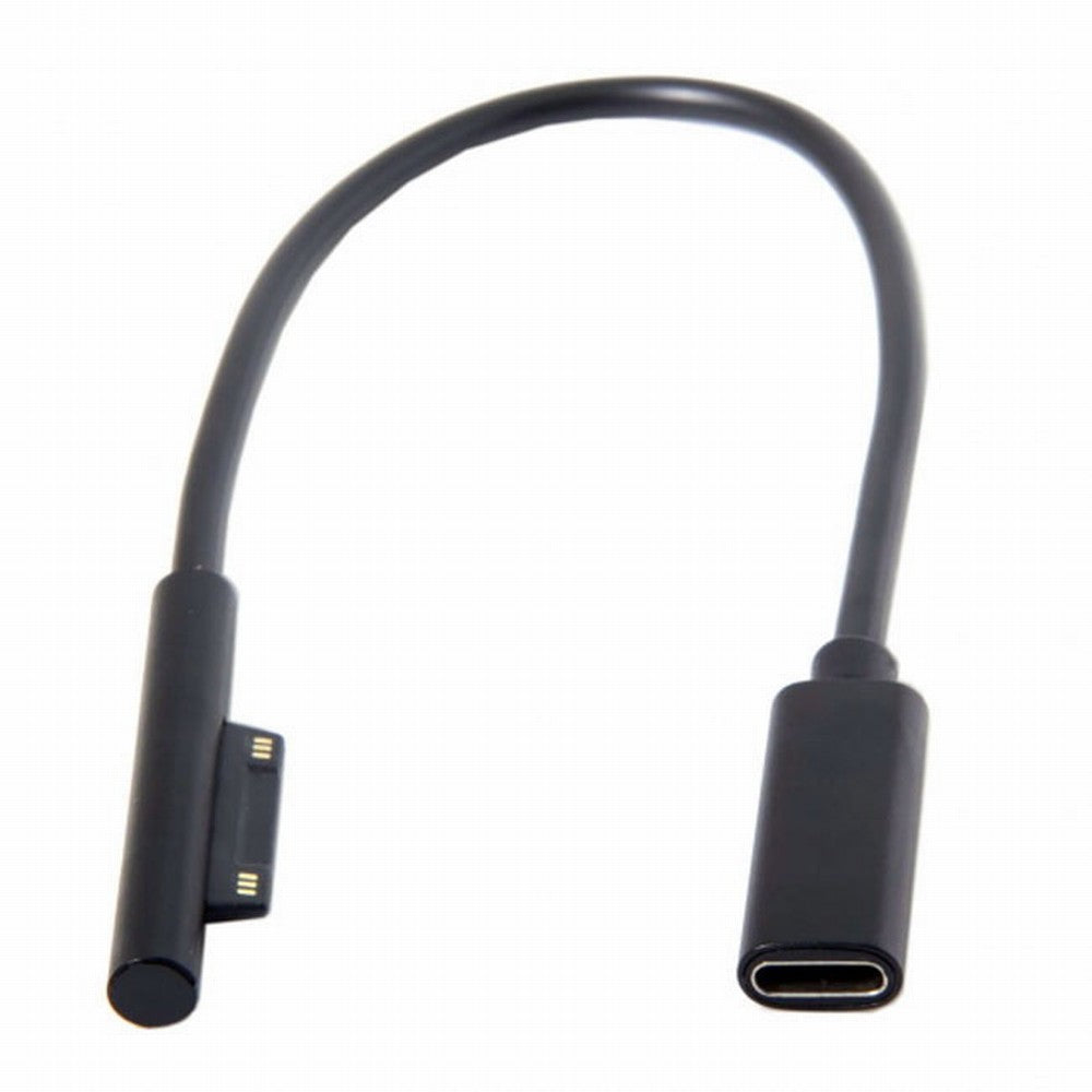 DC 15V Type-C USB-C Female to Surface Pro3 Pro4 Pro5 Pro6 Book Pro Charge Cable UC-109-SURFA3