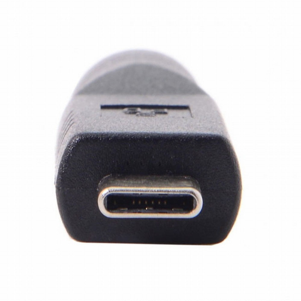 DC Jack 5.5*2.5mm Input to USB-C Type-C Power Plug Charge Adapter for Laptop Phone UC-211-BK-5525MM