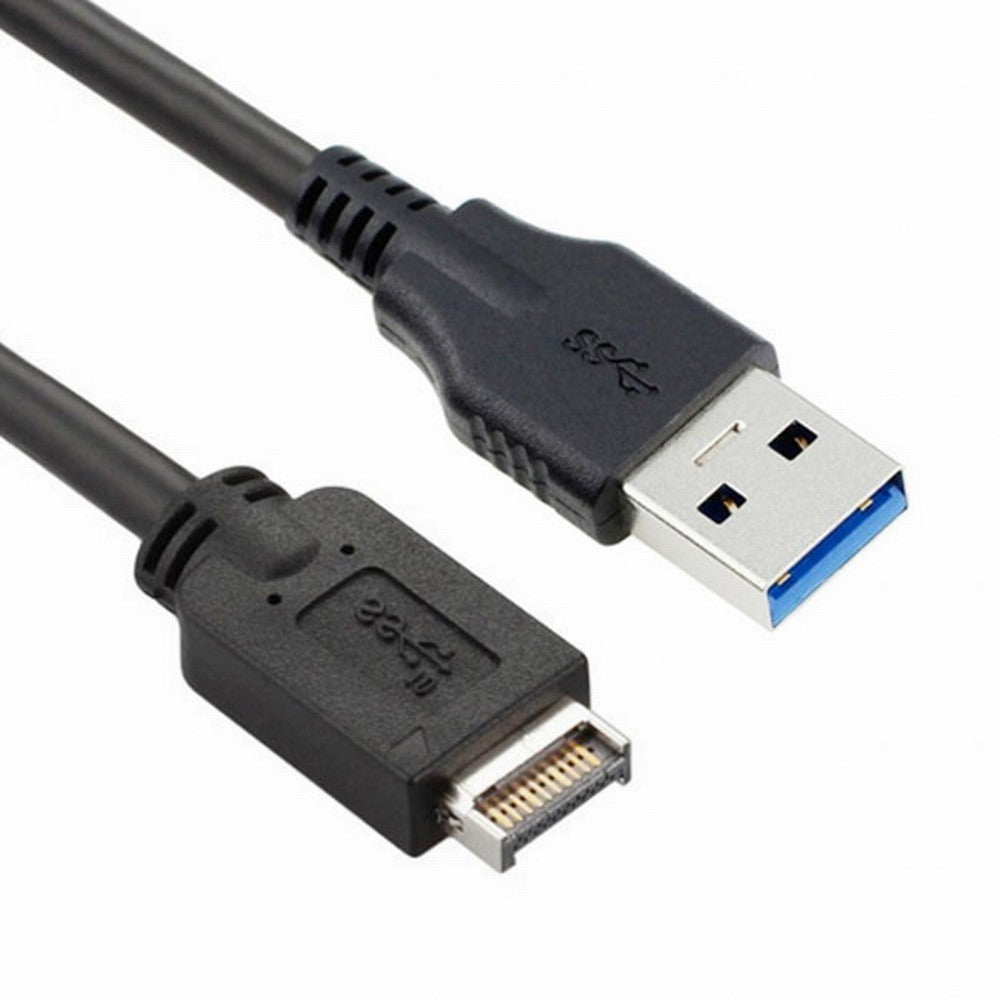 USB 3.1 Front Panel Header to USB 3.0 Type-A Male Extension Data Cable 50cm UC-117