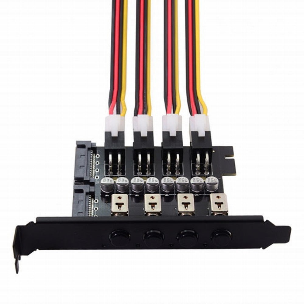 4 Hard Disk Control System Intelligent Control Management System HDD SSD Power Switch with PCI Bracket PW-018