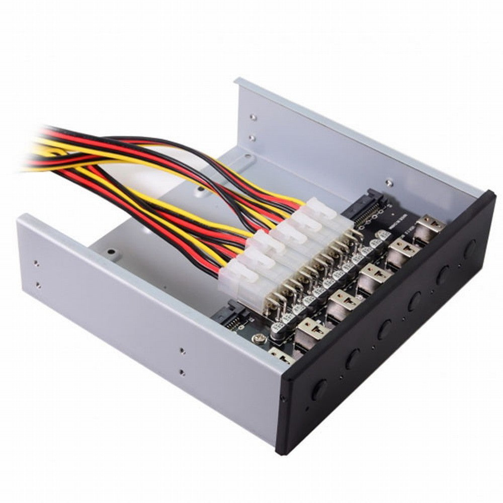 6 Hard Disk Control System Intelligent Control Management System HDD SSD Power Switch with 5.25 CD-ROM Bay PW-020