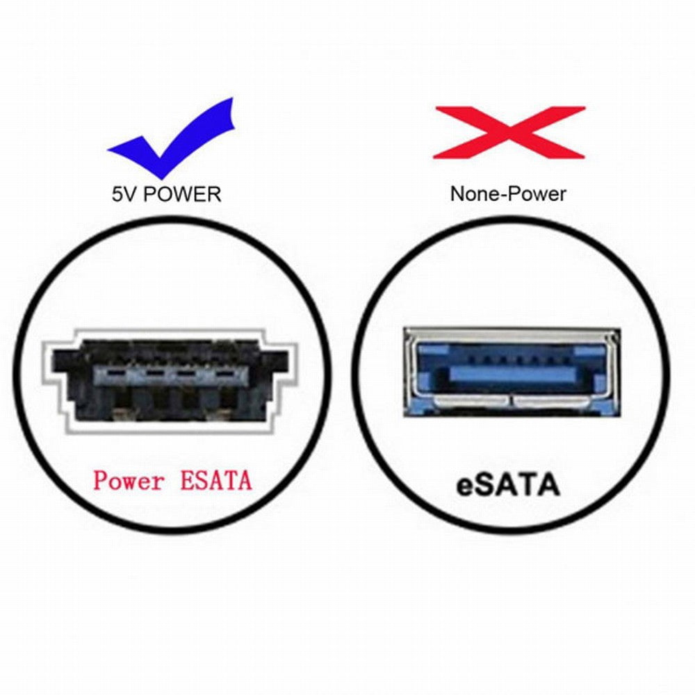 USB 3.0 to Power Over eSATA DC5V Adapter USB2.0 to HDD/SSD/ODD eSATAp Converter U3-008