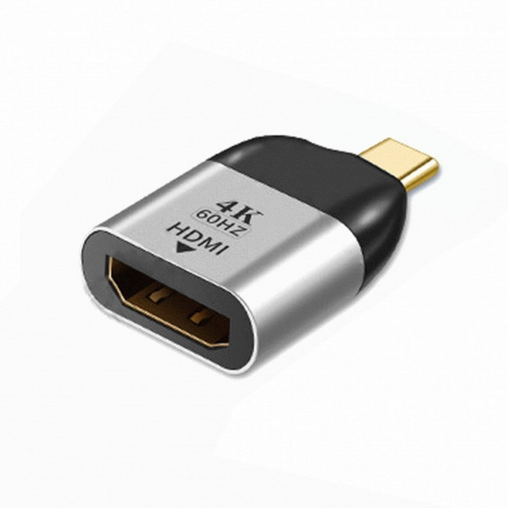 Cablecc USB Type-C to HDMI Adapter, 4K@60Hz 1080P HDTV Video Converter for Laptop, Phone & Tablet