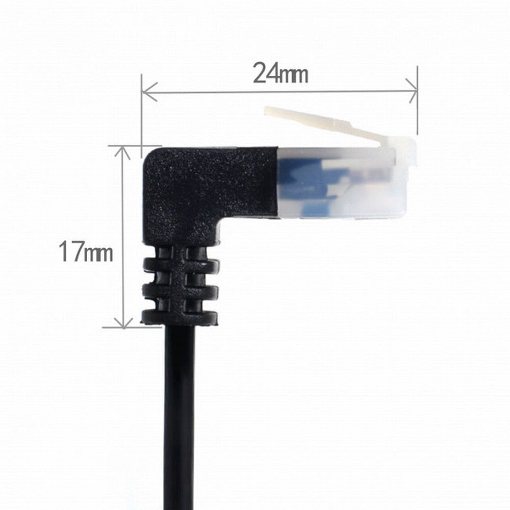 Ultra Slim Cat6 Ethernet Cable RJ45 Up Angled 25cm UTP Network Cable Patch Cord 90 Degree Cat6a Lan for Laptop Router TV BOX UT-008-UP