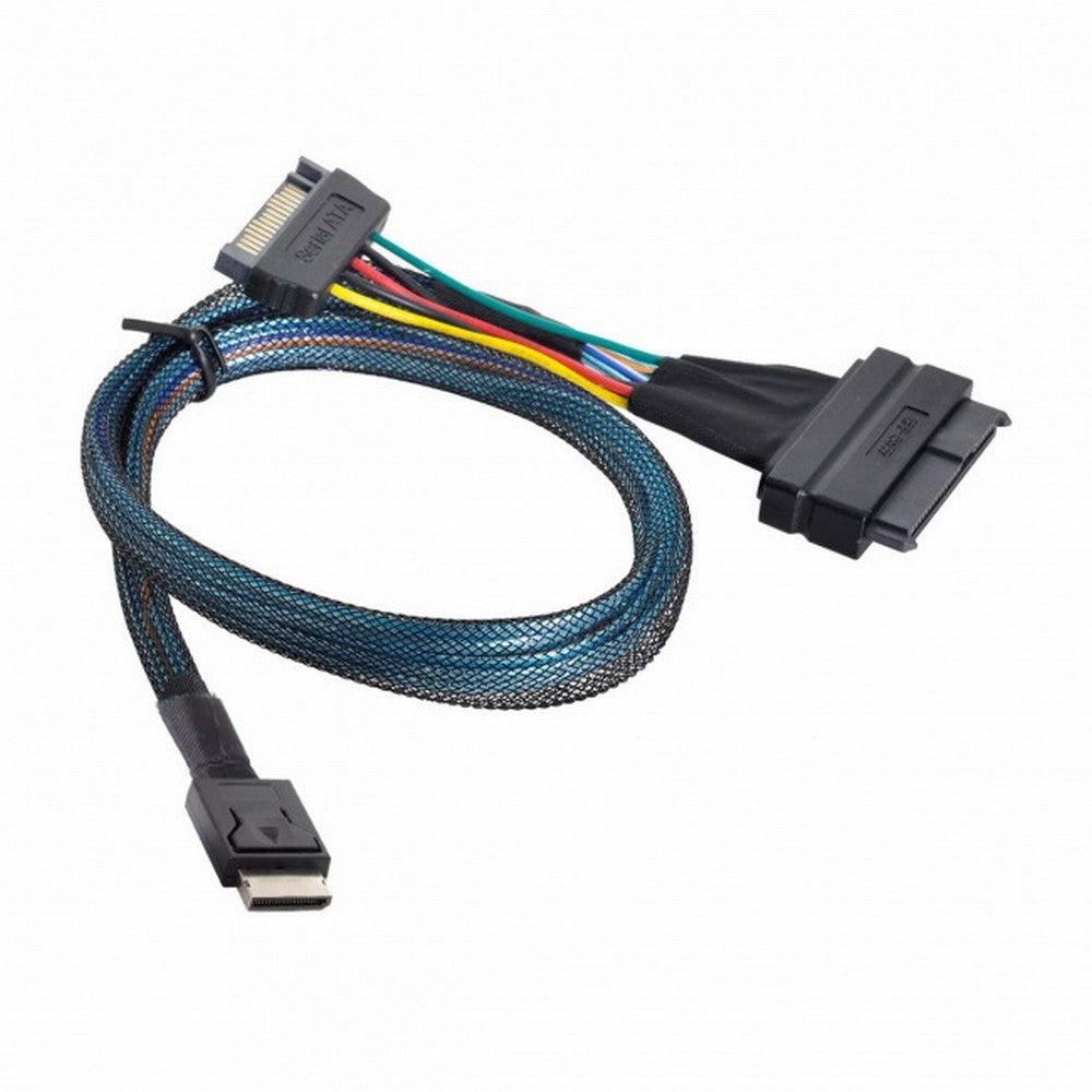 Oculink SFF-8611 to U.2 U.3 SFF-8639 NVME PCIe PCI-Express SSD Cable for Mainboard SSD SF-017