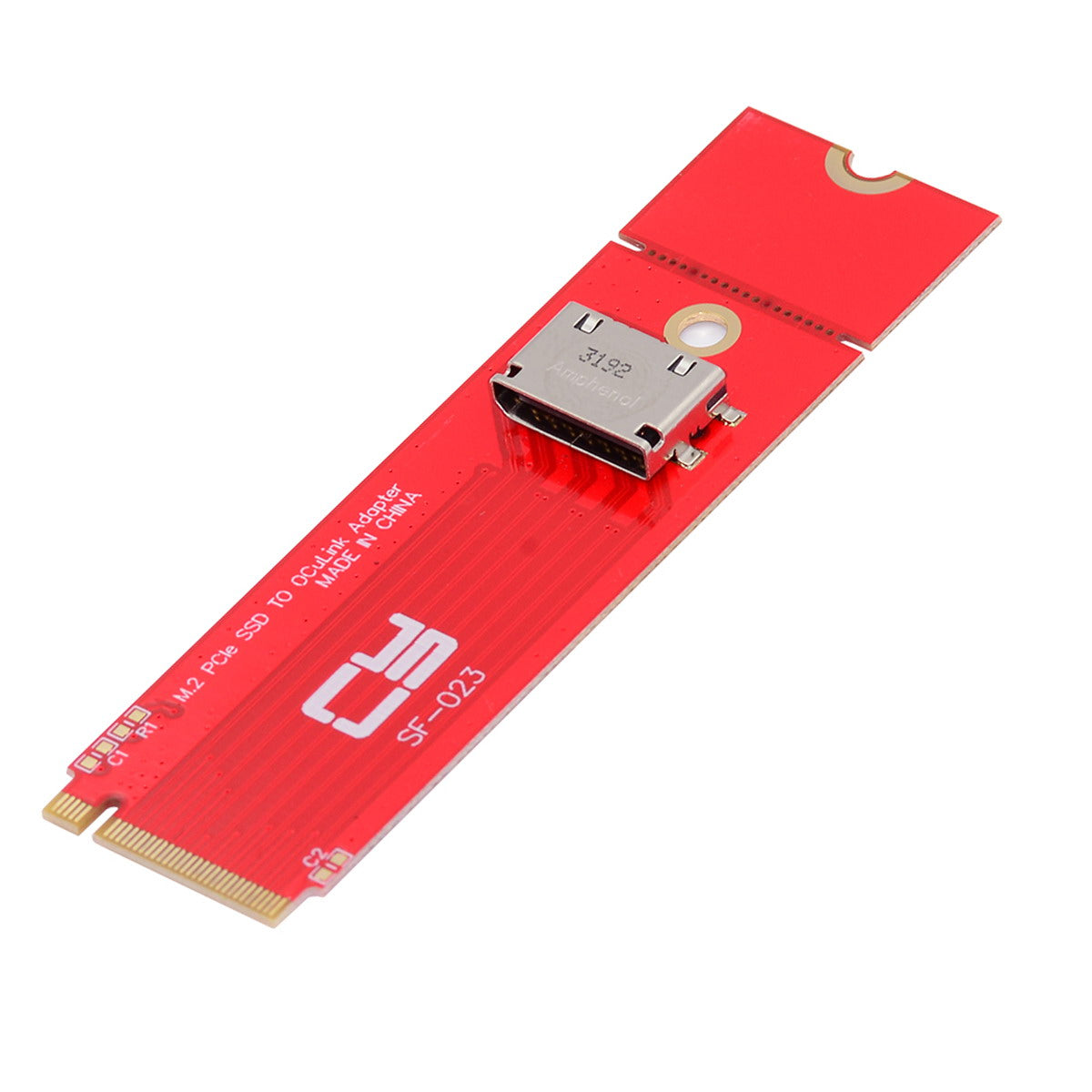 PCI-E 3.0 M.2 M-key to Oculink SFF-8612 SFF-8611 Host Adapter for PCIe Nvme SSD 2260 2280 SF-023-2280MM