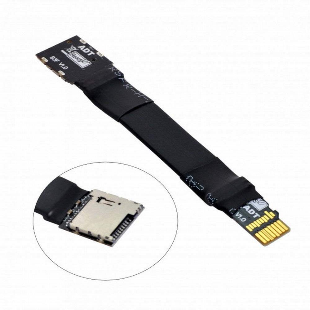 TF Micro SD Male Extender to TF Card Female Extension Cable Adapter Flexible SD/SDHC/SDXC UHS-III UHS-3 EP-012-B33SF