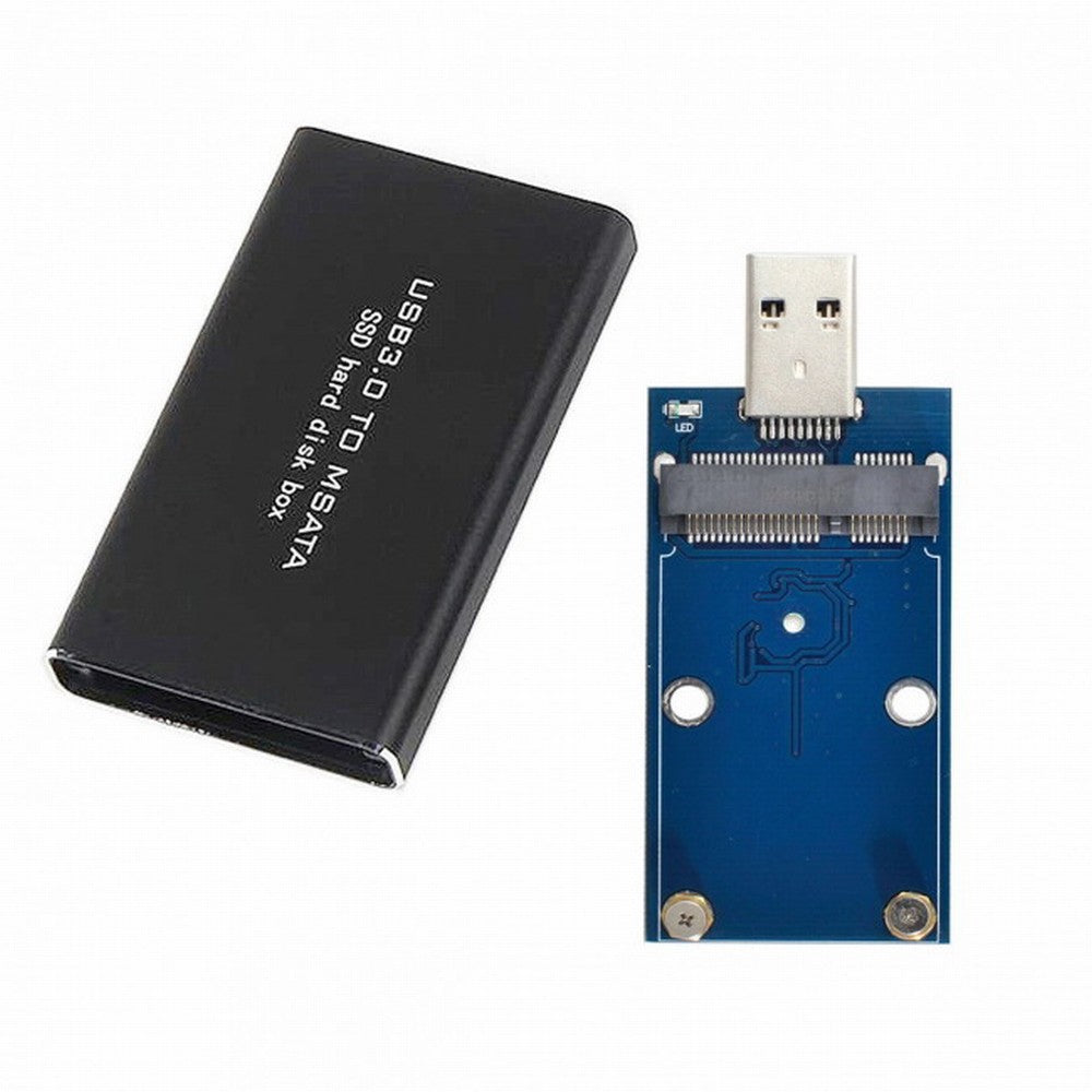 Mini PCI-E mSATA to USB 3.0 External SSD PCBA Conveter Adapter Pen Driver Card with Case U3-034