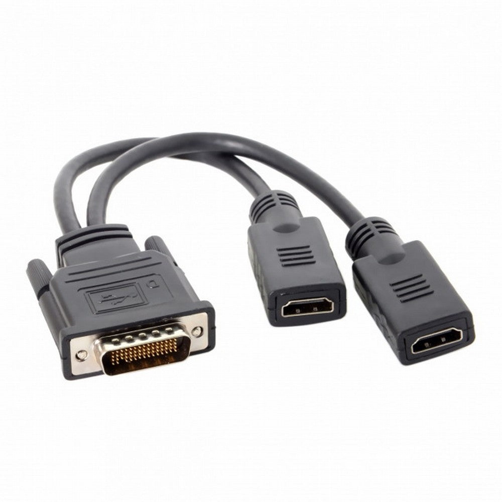 DMS-59Pin Male to Dual HDMI 1.4 HDTV Female Splitter Extension Cable for PC Graphics Card DB-028
