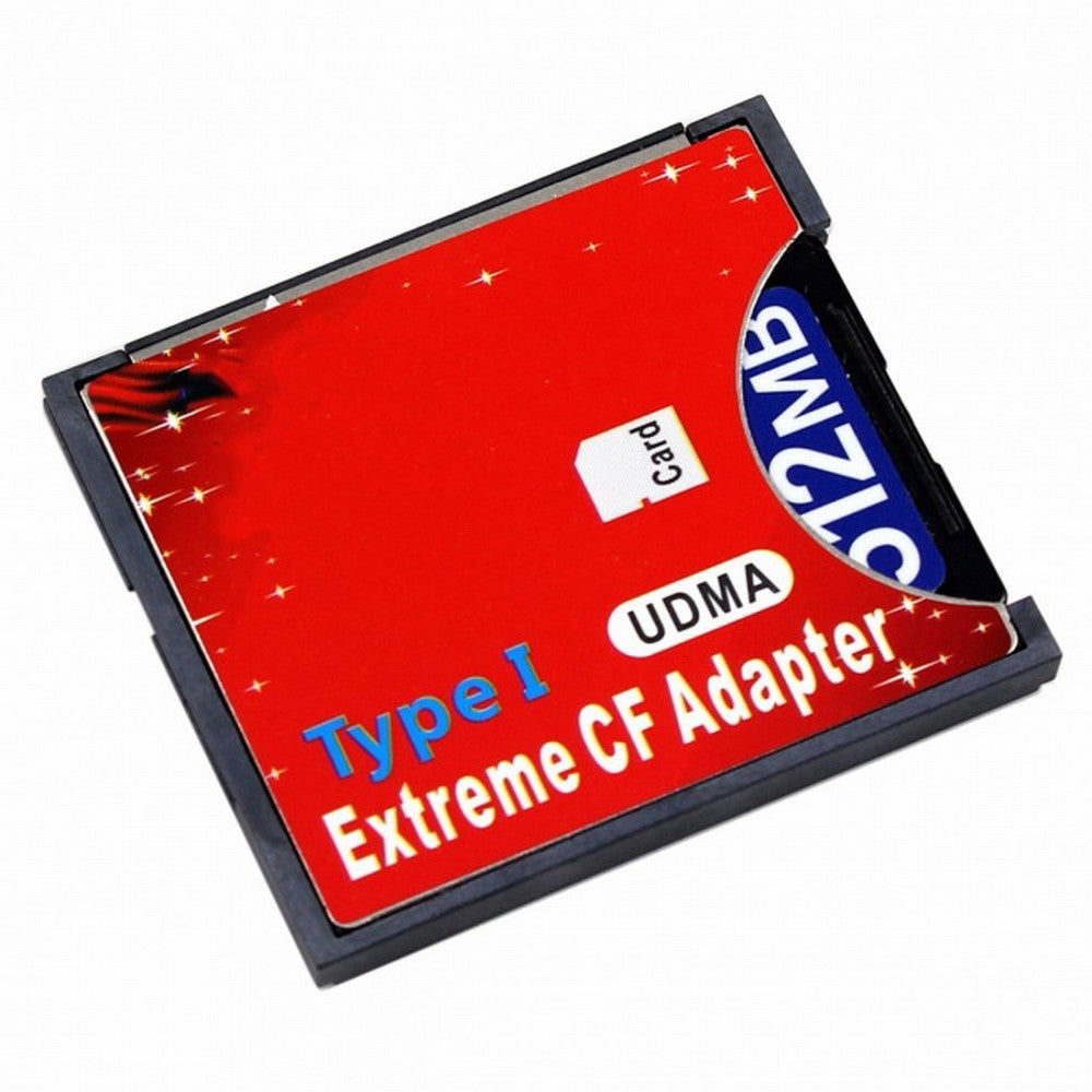 SD SDHC SDXC to High-Speed Extreme Compact Flash CF Type I Adapter For 16/32/64/128 GB EP-078