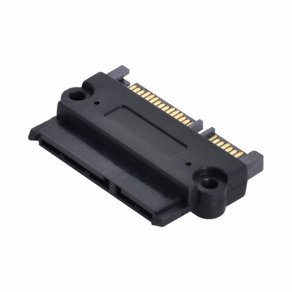3.5" 2.5inch SATA 22Pin 7+15 Male to SATA 22P 7+15 Female extension convertor adapter with screw holes SA-029