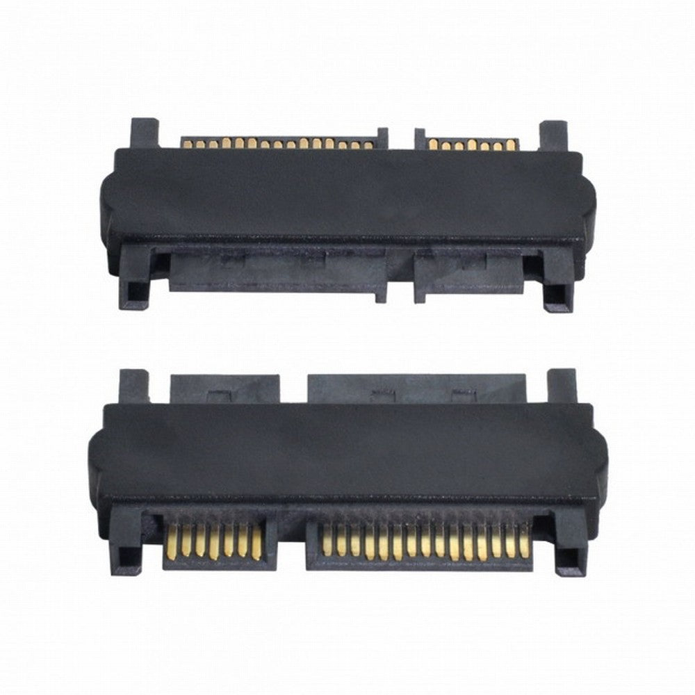 3.5" 2.5inch SATA 22Pin 7+15 Male to SATA 22P 7+15 Male extension convertor Straight adapter SA-069