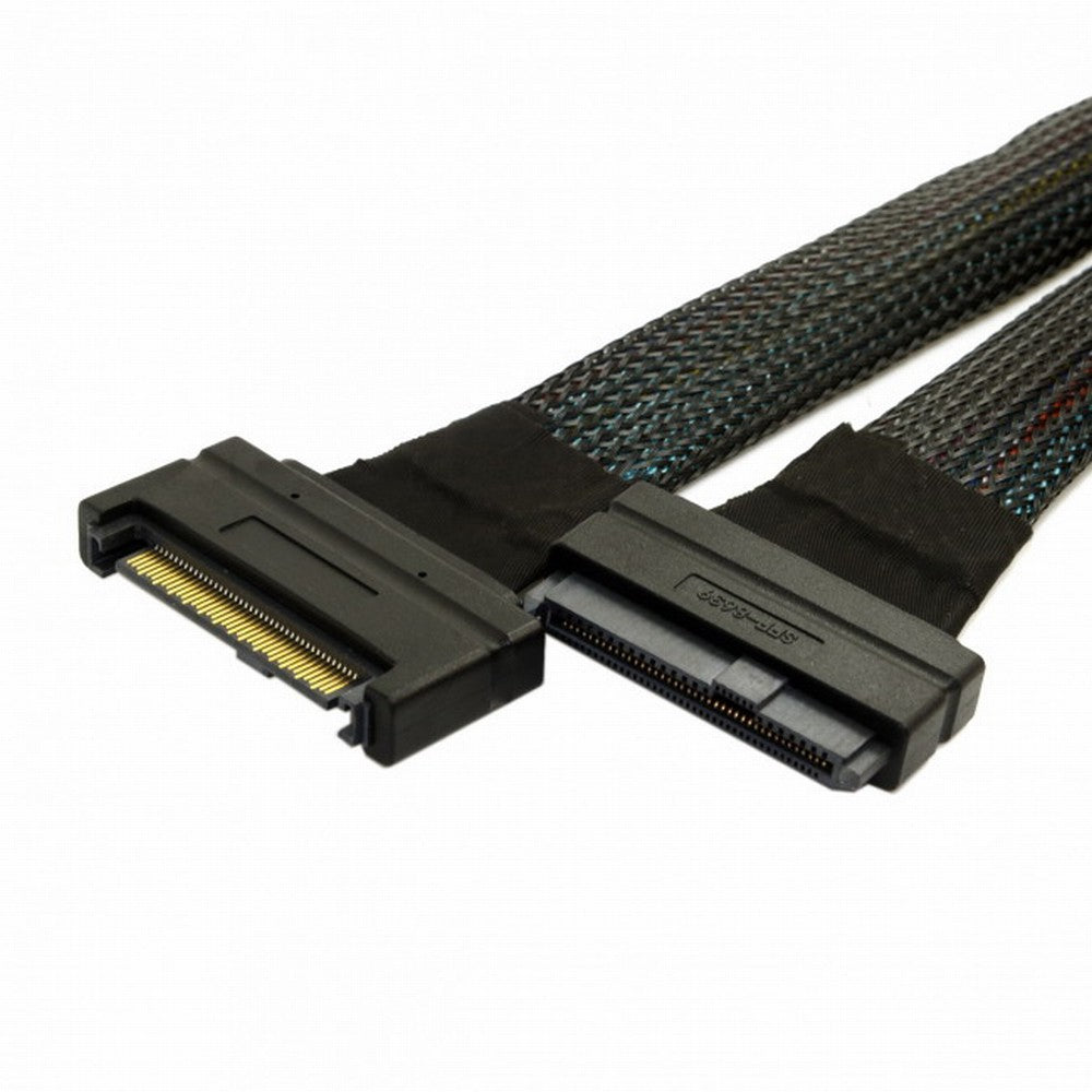 U.2 U2 SFF-8639 NVME PCIe SSD Cable Male to Female Extension 50cm 68pin SF-105