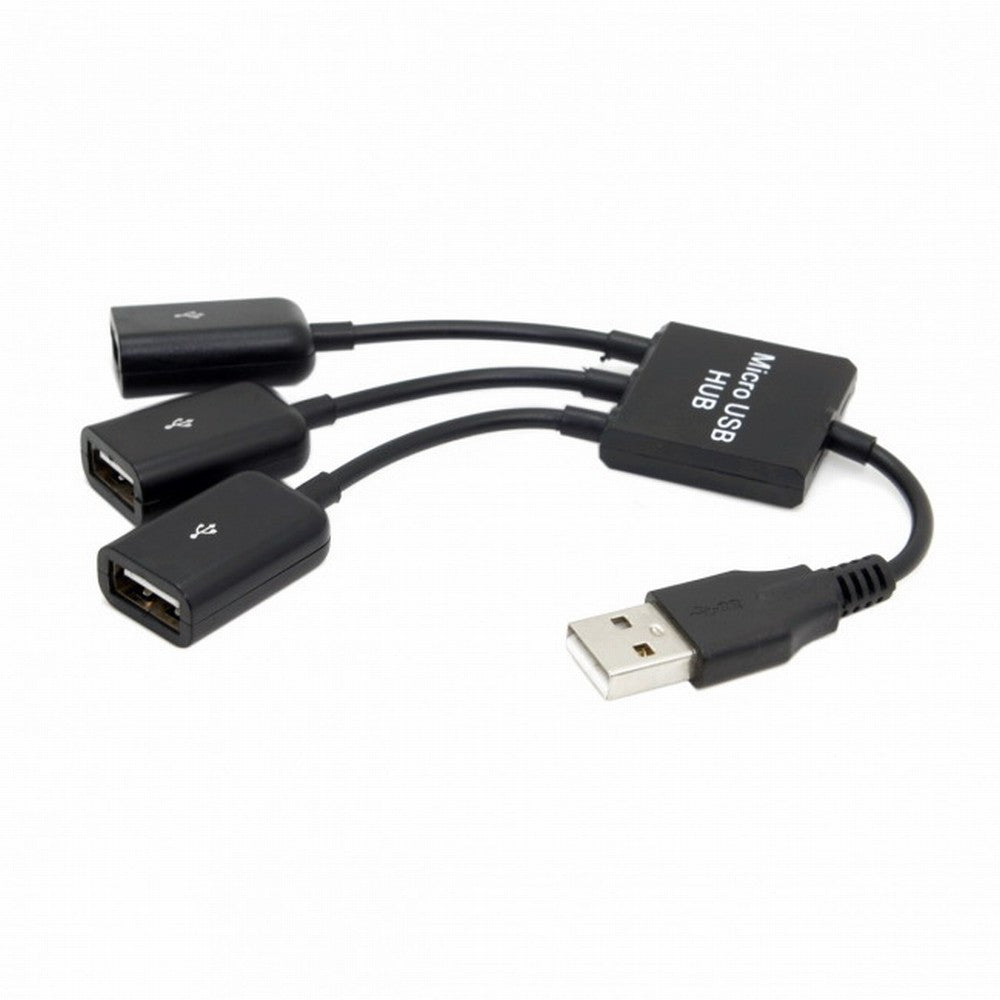 USB 2.0 to 3 Ports Hub Cable Bus Power 1 to 3 for Laptop Notebook PC Mouse Disk Printer U2-054