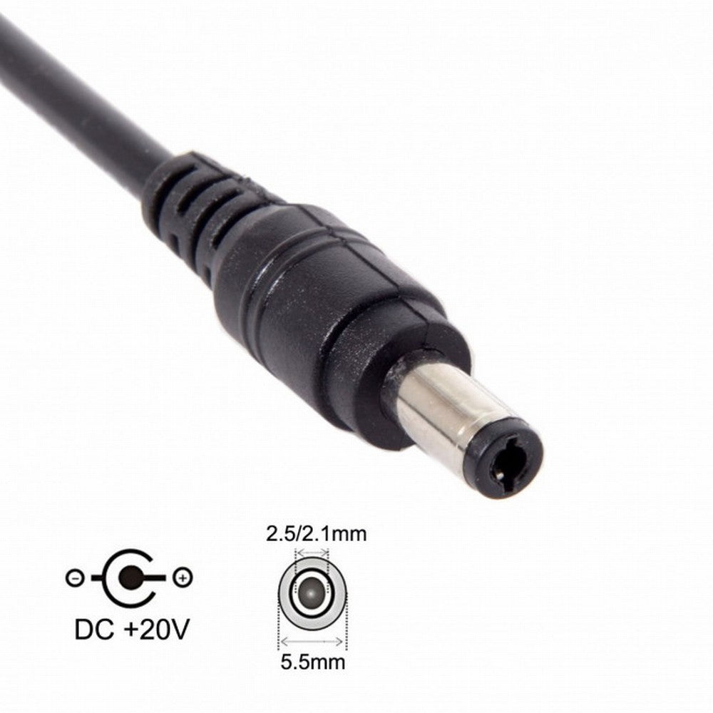 USB 3.1 Type C USB-C to DC 20V 5.5 2.5mm 2.1mm Power Plug PD Emulator Trigger Charge Cable for Laptop UC-100-5525MM