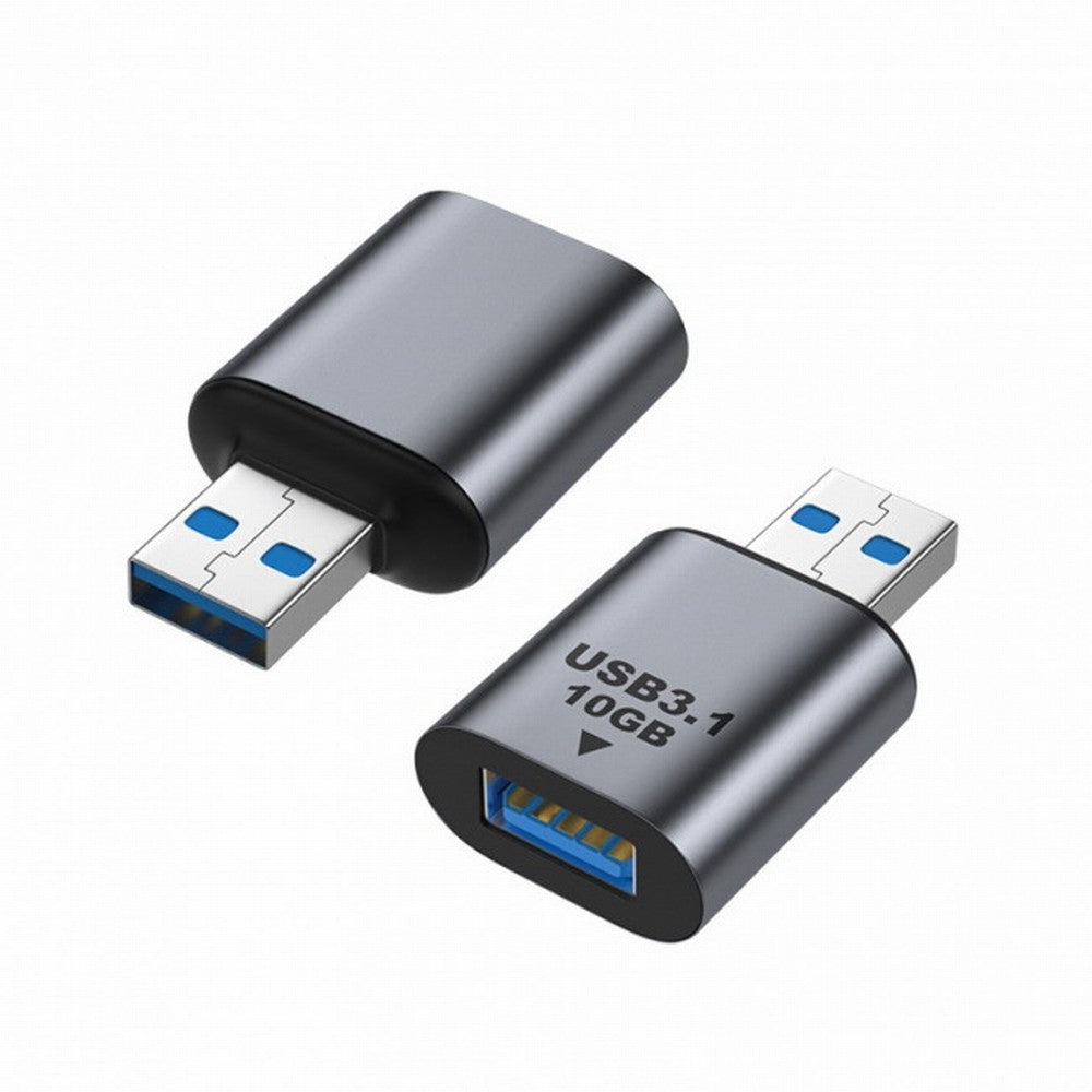 USB 3.0/3.1 Type A Female to USB 3.0/3.1 A Male Data Adapter 10Gbps Extension for Laptop Desktop UC-082-AMAF