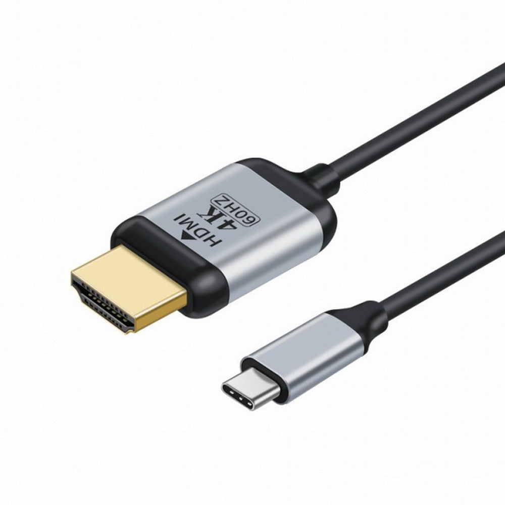 USB 3.1 Type C USB-C Source to HDMI HDTV Displays Male 4K Monitor Cable for Laptop 1.8m UC-018-HDF