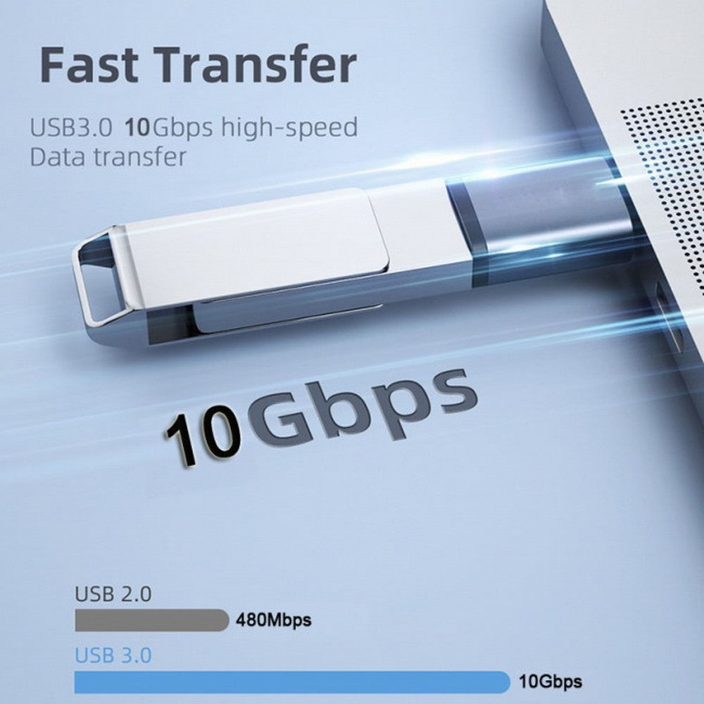 USB-C USB 3.1 Type C Female to USB 3.0 A Male Data Adapter 10Gbps Data Power for Laptop Tablet Phone UC-082-AMCF