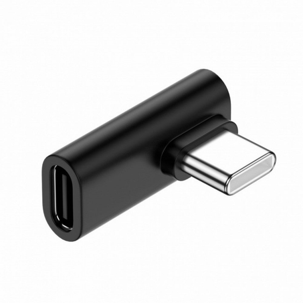 Low Profile 90 Degree Right Left Angled USB 3.1 Type-C Male to Female Extension Adapter for Laptop Tablet Phone UC-068-LP