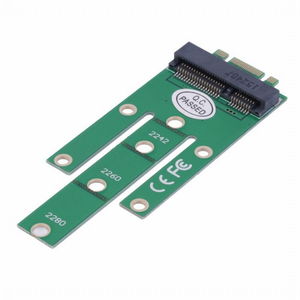 M.2 NGFF PCI-E 2 LANE Golden Finger Pin to 50mm Mini-PCIE mSATA 18+8 SSD Hard Disk PCBA SA-067