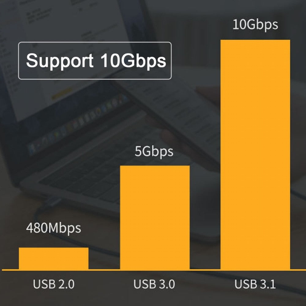 90 Degree Up Down Angled Type-C USB-C Male to Male USB3.1 10Gbps 100W Data Cable for Laptop Phone CC-UC-064-UP