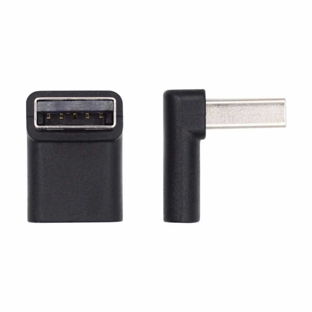 USB-C Type C Female 90 Degree Up Angled to USB 3.0 A Male Data Adapter for Laptop Desktop UC-067-UP
