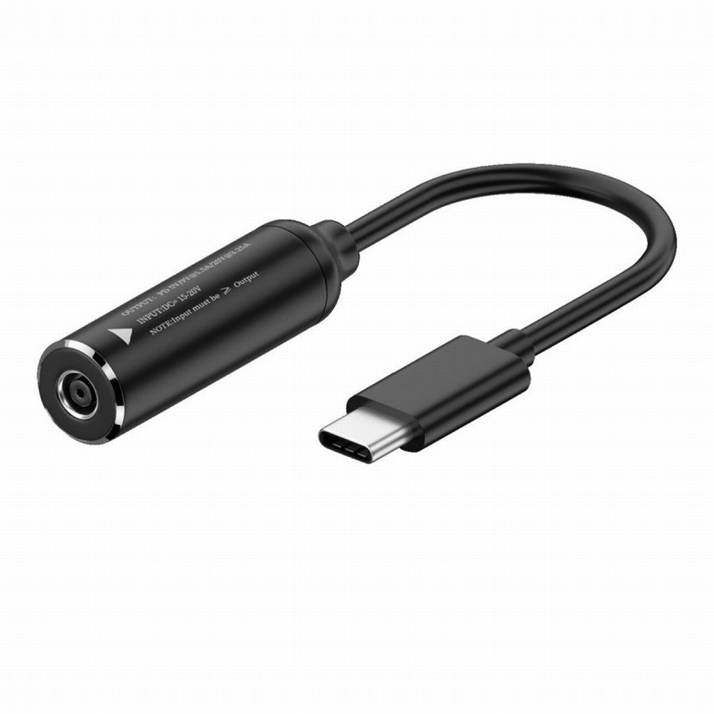DC Jack 4.5x3.0mm Input to USB-C Type-C Power Plug Charge Cable for Laptop Phone PD9V 5V 20V UC-149-4530MM