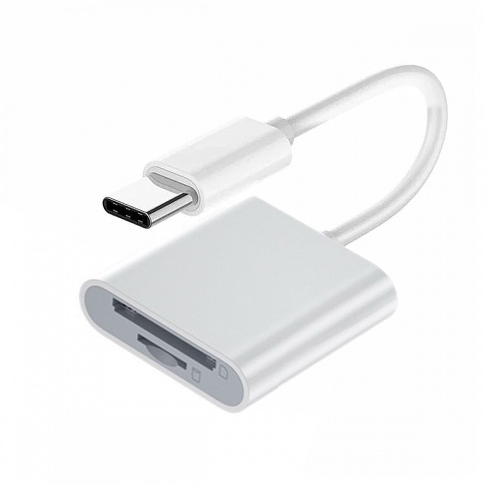 USB 2.0 Type C USB-C to TF Micro SD SDXC SDHC Card Reader Adapter Compatible with Macbook Laptop Tablet Phone UC-155-SD002