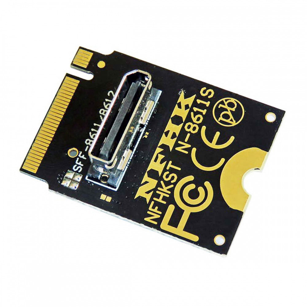 2230 PCI-E4.0 M.2 M-key to Oculink SFF-8612 SFF-8611 Vertical Host Adapter for NVME U.2 SSD eGPU SF-023-2230MM