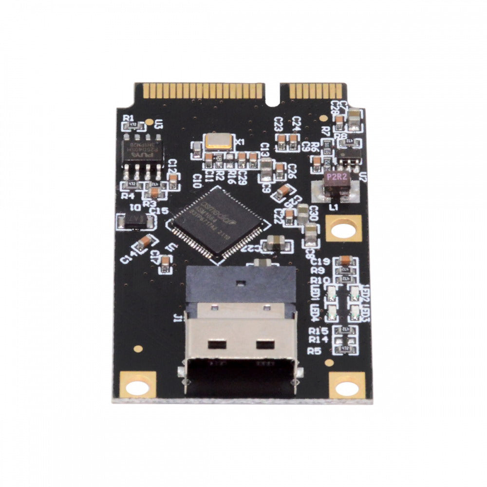 Mini PCI-E PCI Express to Slimline SFF-8654 SATA 3.0 Four Ports Adapter Converter 6Gbps Disk Extension Card for SSD