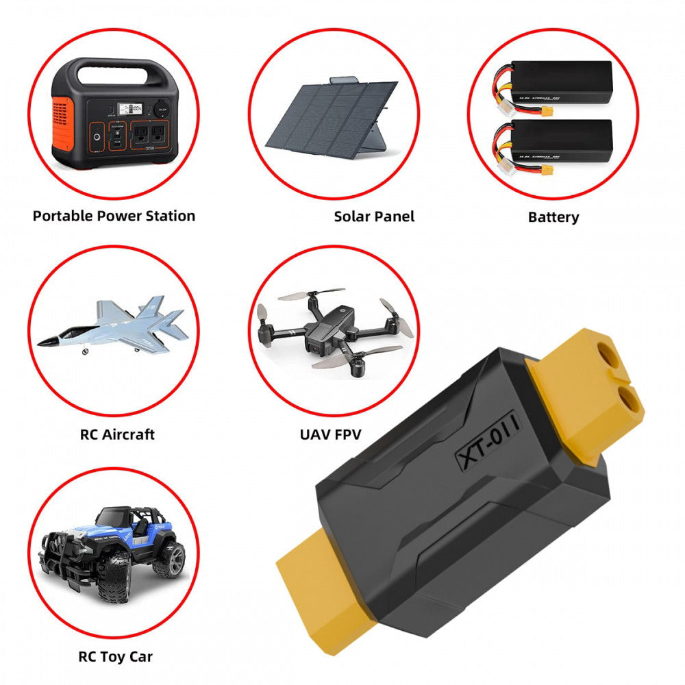 XT60 Female SC100 Protocol to XT60 Female Fast Charging Adapter for RC Lipo Battery Quadcopter Multicopter Aeromodelling