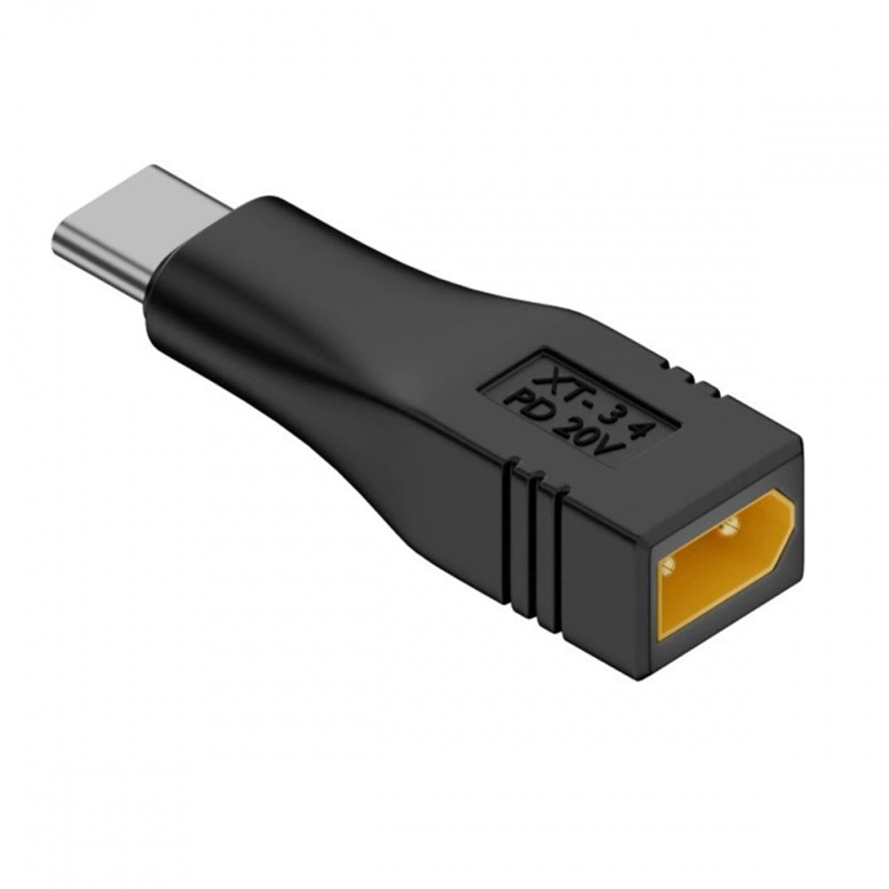 Type-C Male Input 100W 20V 5A PD to XT30 Male Output SC100 Protocol Fast Charging Adapter for RC Lipo Battery Quadcopter