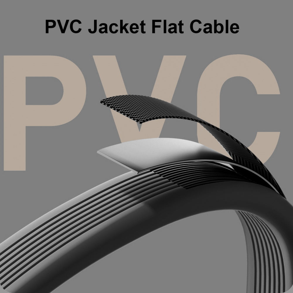 Micro USB2.0 Male to Micro USB Male 5Pin Ultra Slim Flat Data Charge Cable 16cm Down to Up Angle 90 Degree Connector