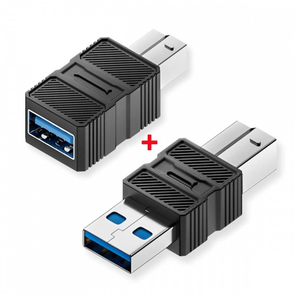 2pcs/lot USB 3.0 Type-B Male to USB3.0 Type-A Male Female Adapter Extension 5Gbps for Disk SSD Camera Data