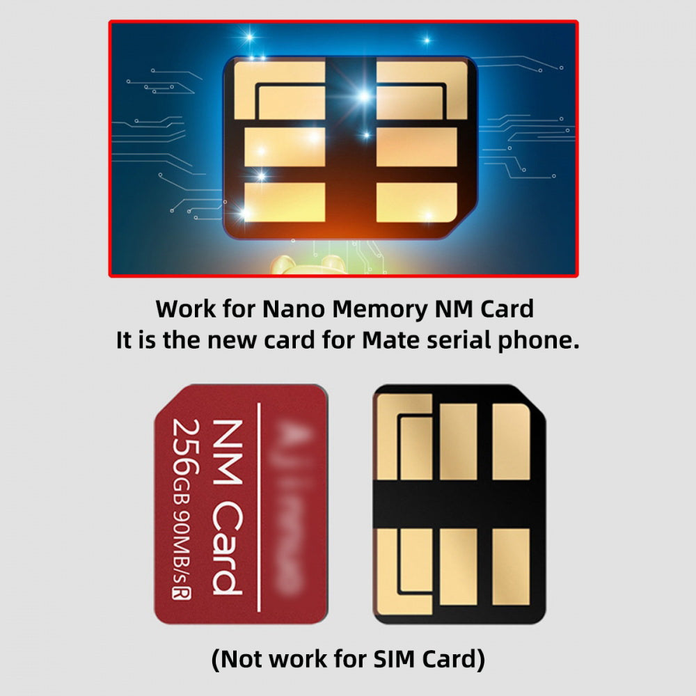 USB 3.0 to Nano Memory NM Card & SD Card Reader Writer for Camera & Laptop & Tablet & Mate Serial Phone