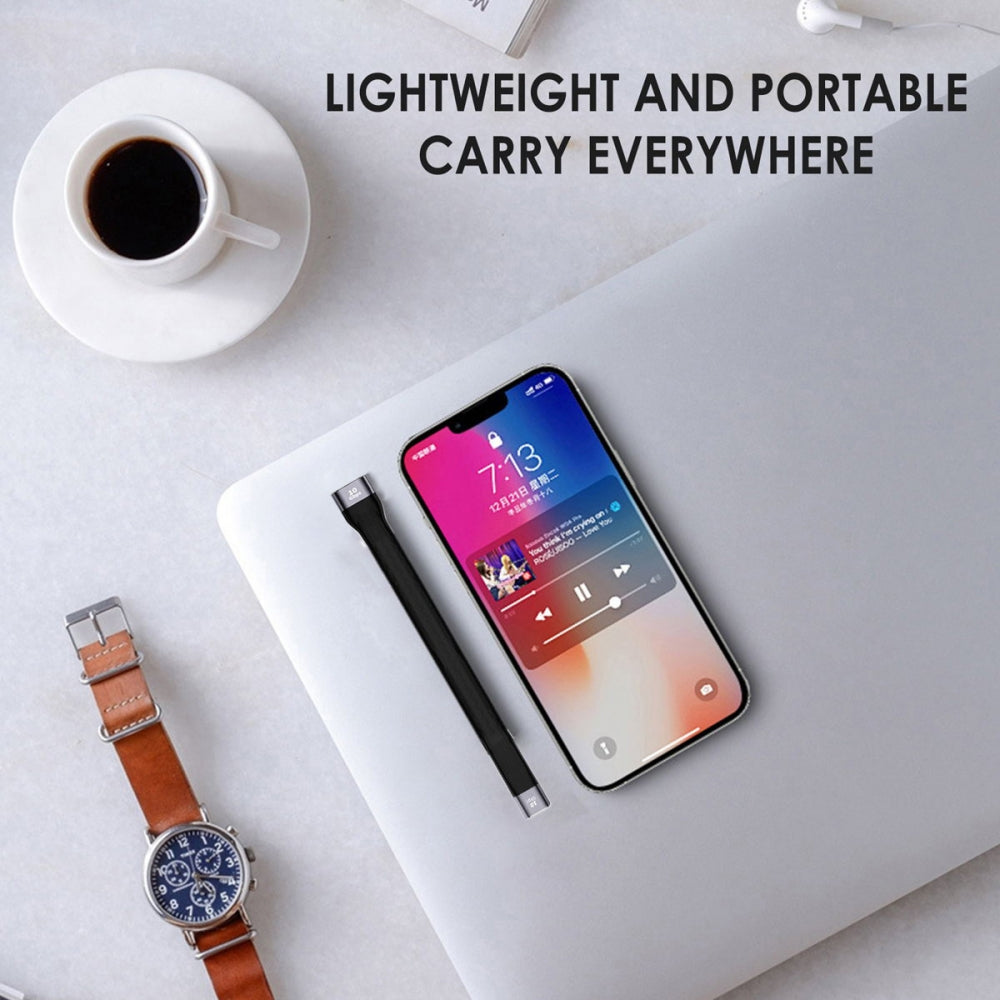 10Gbps USB 3.1 Type C Female to USB3.0 OTG Type A Female Flat Slim FPC Data Cable 13cm for Laptop Phone