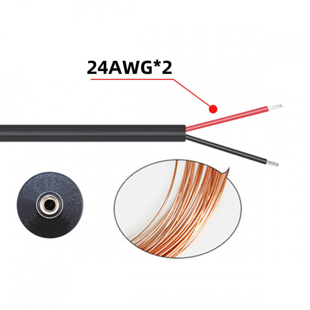 Type C USB-C Input with 5.1K Resistor to 5V DC 5.5*2.1mm Output Power Charge Cable 100cm for DC5V Desk Lamp Fan Camera