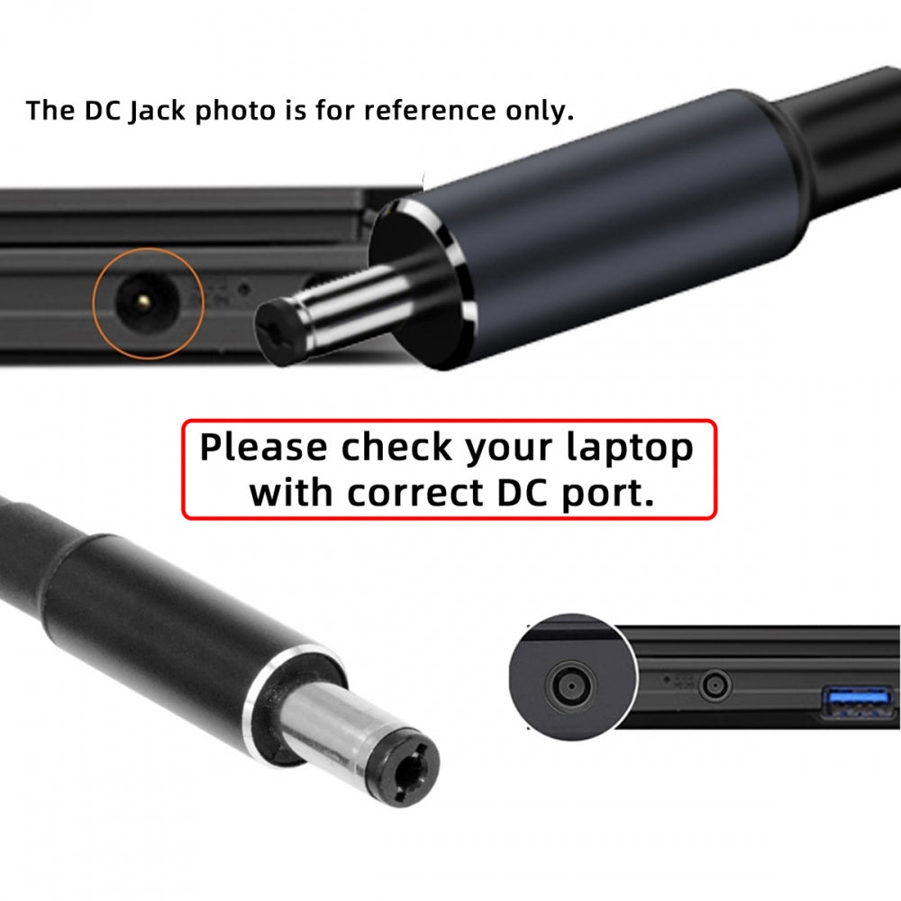 100W Type-C USB-C Female Input to DC 5.5*2.1mm Plug Output Power 20V 5A PD Charge Cable 16cm for Laptop
