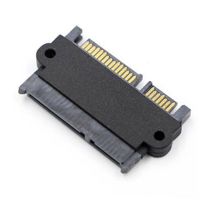 3.5" 2.5inch SATA 22Pin 7+15 Male to SATA 22P 7+15 Female extension convertor adapter with screw holes SA-029