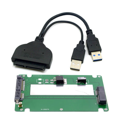 USB 3.0 to SATA 22pin 2.5" Hard Disk SATA to Macbook A1425 A1398 MC975 MC976 MD212 MD213 ME662 ME664 ME665 SSD hard disk case U3-067+SA-099