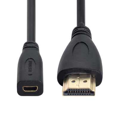 20cm Micro HDMI socket Female to HDMI Male adapter Cable for Tablet Cell Phone HD-026-AMDF